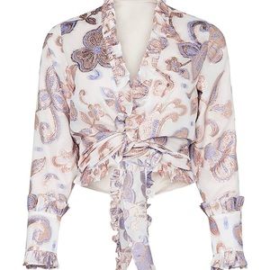 NWT Alexis Marceau wrap top